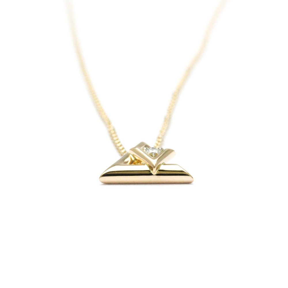LOUIS VUITTON 18k Rose Gold Diamond Necklace - Picture 4 of 11